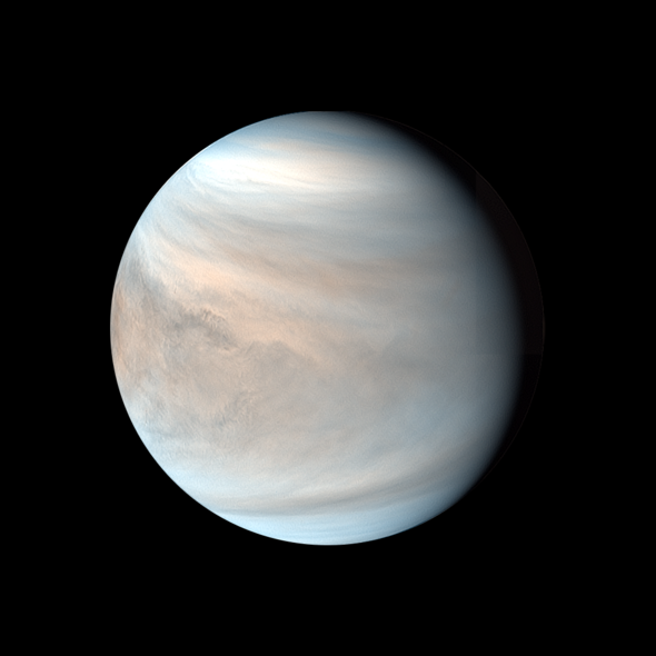 Venus dayside synthesized false color image by UVI (2017 Jul 08)