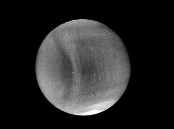 Venus' image acquired by LIR after Venus Orbit Insertion