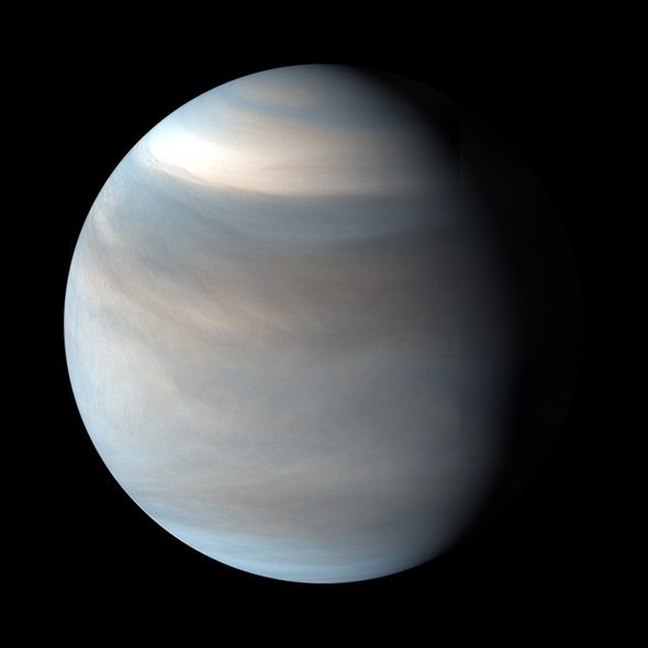 Venus dayside synthesized false color image by UVI (2017 Jun 28)