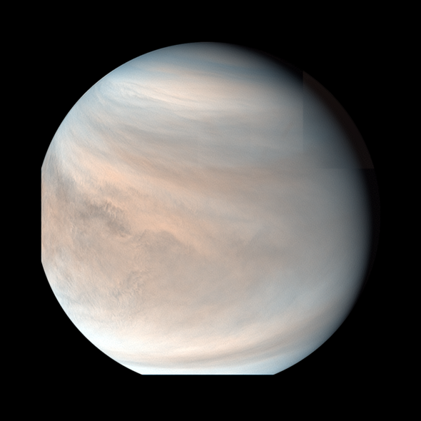 Venus dayside synthesized false color image by UVI (2017 Jul 09)