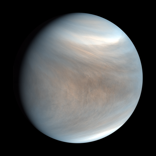 Venus dayside synthesized false color image by UVI (2017 Jul 31)