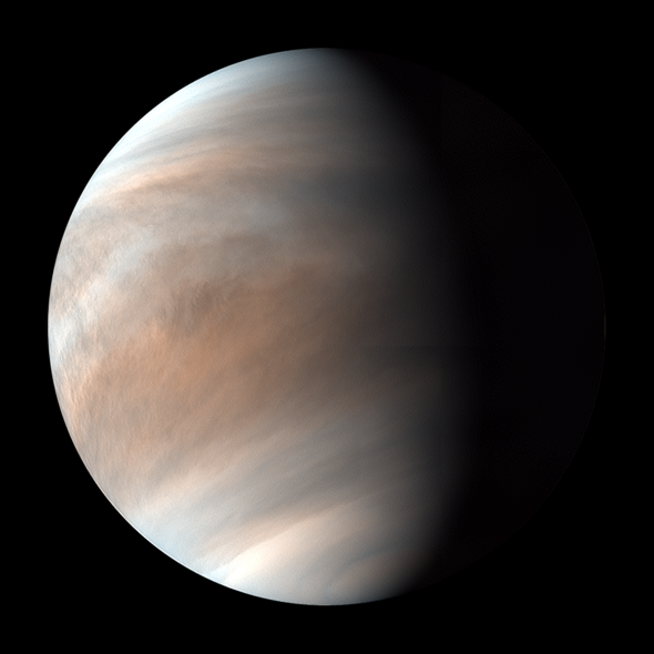 Venus dayside synthesized false color image by UVI (2017 Aug 11) No.3