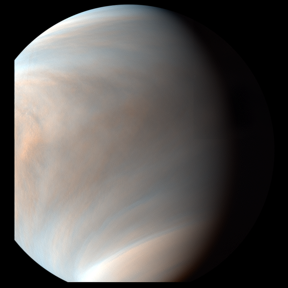 Venus dayside synthesized false color image by UVI (2017 Aug 22) No.2