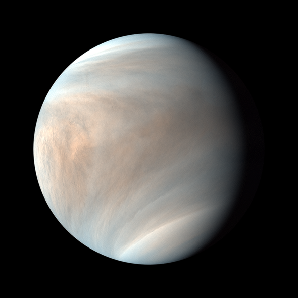 Venus dayside synthesized false color image by UVI (2017 Aug 22) No.3