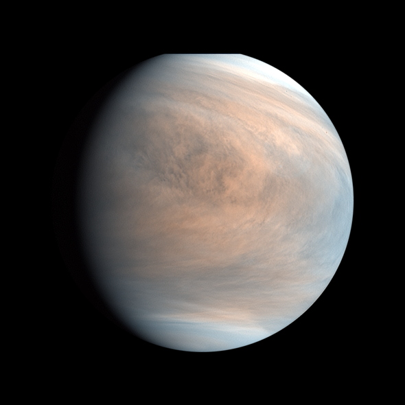 Venus dayside synthesized false color image by UVI (2017 Sep 24)