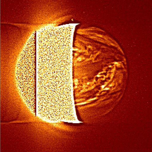 IR2カメラによる金星夜面(4/4)の写真